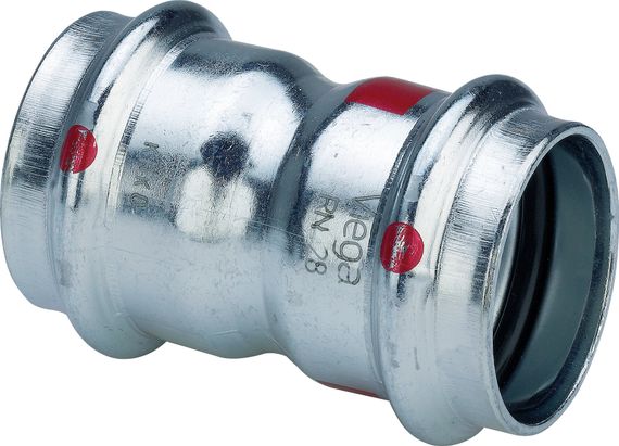 Viega Muffe Prestabo Mod. 1115 verzinkt Nr. 558048 54 mm