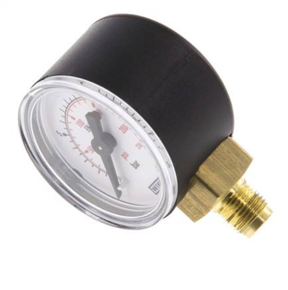 MS 1640 / Manometer senkrecht (KU/Ms), 40mm, 0 - 16 bar, G 1/8"