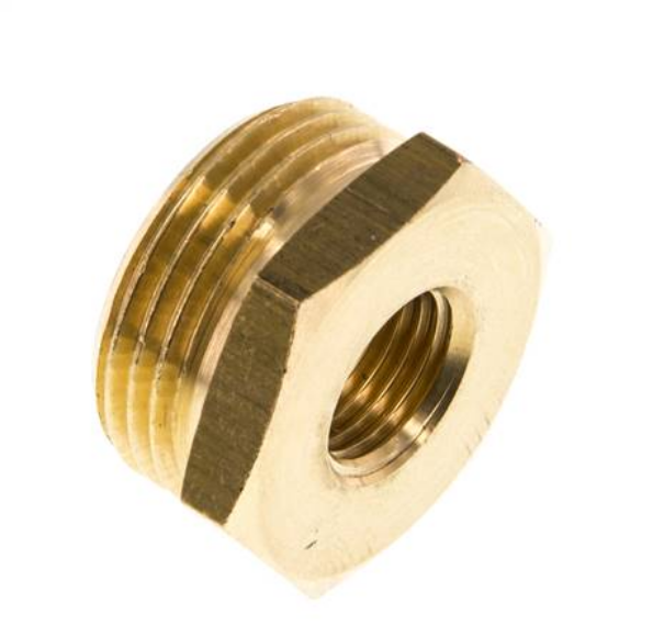 RN 3414 MS / Reduziernippel G 3/4"(AG)-G 1/4"(IG), 16 bar