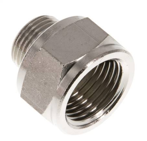 RN 3812 MSV / Reduziernippel G 3/8"(AG)-G 1/2"(IG), 16 bar