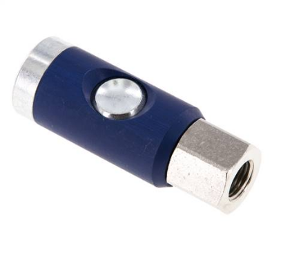 [KDGISIP 14 NW7 ST] KDGISIP 14 NW7 ST / Sicherheits-Druckknopfkupplung (NW7,2), G 1/4" IG, Stahl verzinkt