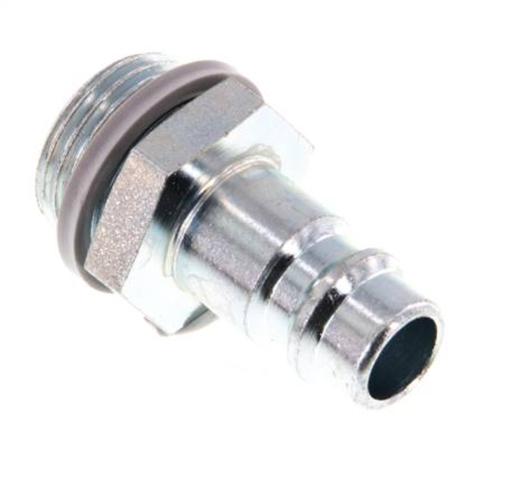 [KSG 38 NW7 ST] KSG 38 NW7 ST / Kupplungsstecker (NW7,2) G 3/8"(AG), Stahl gehärtet & verzinkt