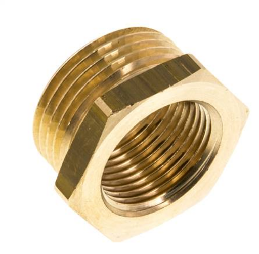 [RN 1034 MS] RN 1034 MS / Reduziernippel G 1"(AG)-G 3/4"(IG), 16 bar