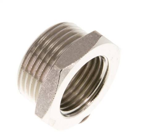 [RN 3412 MSV] RN 3412 MSV / Reduziernippel G 3/4"(AG)-G 1/2"(IG), 16 bar