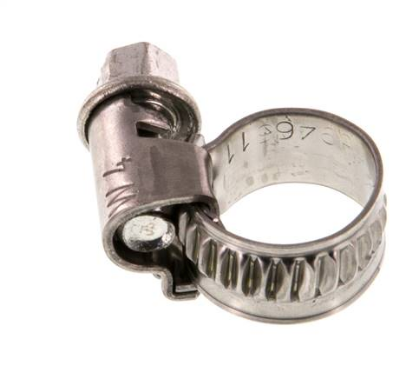 [SS 12 ES] SS 12 ES / 9mm Schlauchschelle 8 - 12mm, 1.4301 (W4)(NORMA)